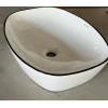 Раковина накладная Mixxus Premium DIVERSE-0109 EDGE BLACK 500х380х140mm (MP6549)