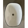 Раковина накладная Mixxus Premium DIVERSE-0109 EDGE BLACK 500х380х140mm (MP6549)