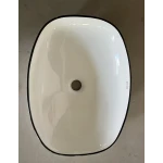 Раковина накладная Mixxus Premium DIVERSE-0109 EDGE BLACK 500х380х140mm (MP6549)