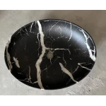 Раковина накладная Mixxus Premium ELLIPSE-0102 MARBLE 515х400х130mm (MP6552)