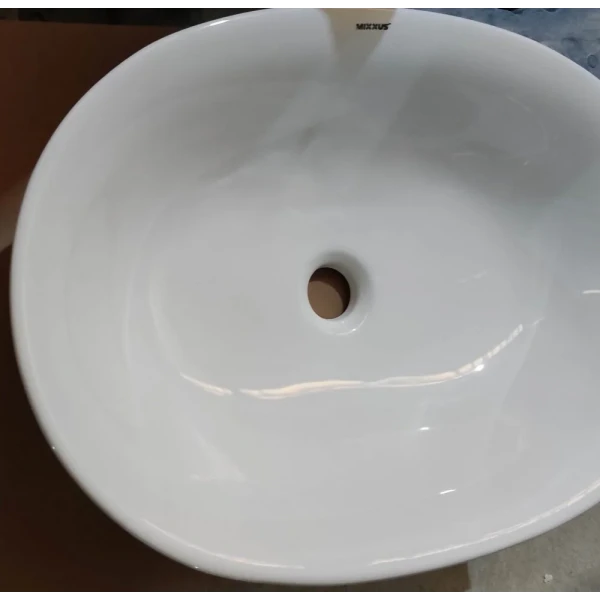 Раковина накладная Mixxus Premium ELLIPSE-0103 550х390х140mm (MP6553)