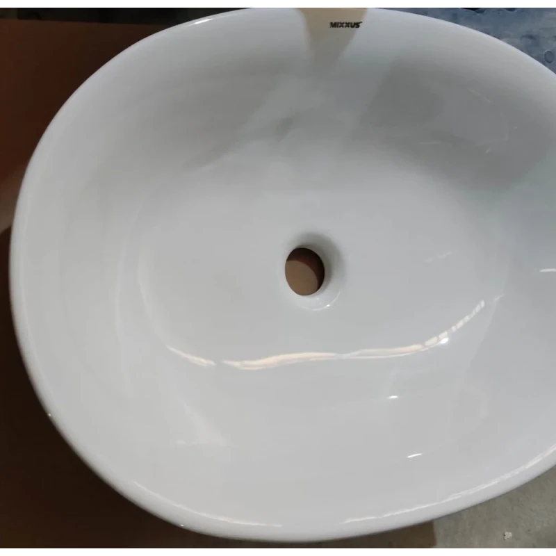 Раковина накладная Mixxus Premium ELLIPSE-0103 550х390х140mm (MP6553)