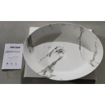 Раковина накладная MIXXUS PREMIUM ELLIPSE-0104 MARBLE 550х415х140mm (MP6554)
