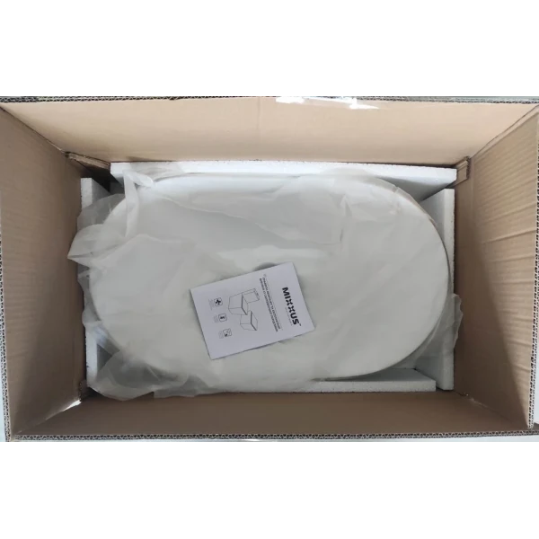 Раковина накладная MIXXUS PREMIUM WAVE-0105 EDGE GOLD 620х360х160mm (MP6557)