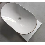 Раковина накладная MIXXUS PREMIUM WAVE-0105 EDGE GOLD 620х360х160mm (MP6557)