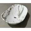 Раковина накладная MIXXUS PREMIUM WAVE-0105 MARBLE 620х360х160mm (MP6559)