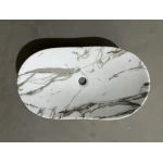 Раковина накладная MIXXUS PREMIUM WAVE-0105 MARBLE 620х360х160mm (MP6559)