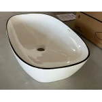 Раковина накладная Mixxus Premium DIVERSE-0111 EDGE BLACK 600х380х140mm (MP6562)