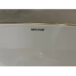 Раковина накладная Mixxus Premium ELLIPSE-0105 EDGE GOLD 600х400х150mm (MP6564)