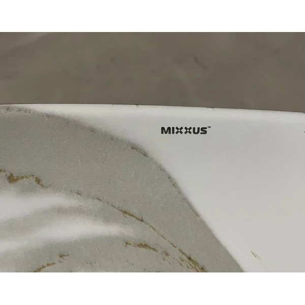 Раковина накладная MIXXUS PREMIUM ELLIPSE-0105 MARBLE-BLACK 600х400х150mm (MP6565)