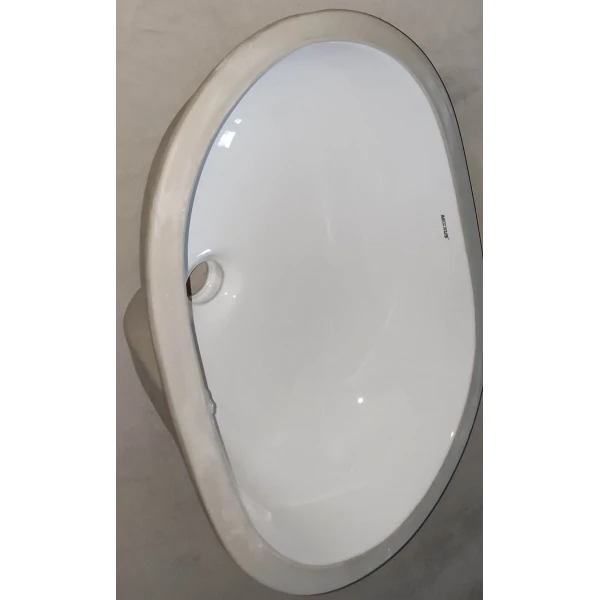 Раковина врізна під стільницю MIXXUS PREMIUM ELLIPSE-1701 570х385х205mm з переливом (MP6566)