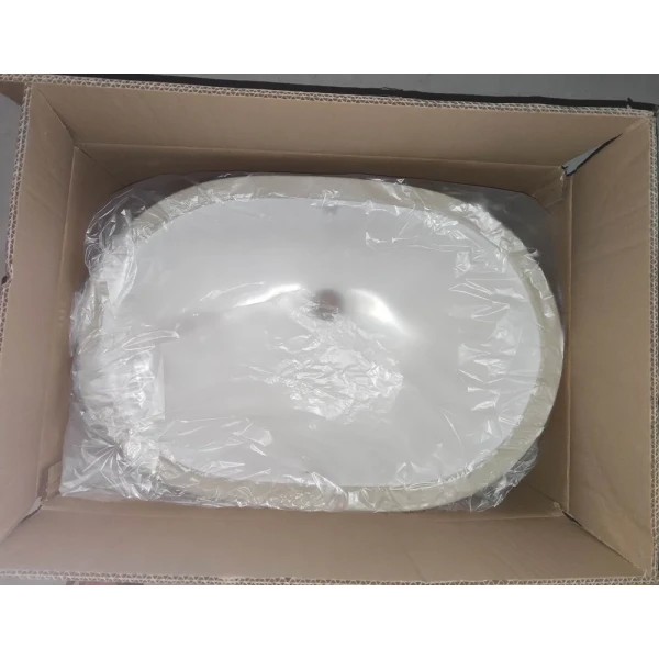 Раковина врізна під стільницю MIXXUS PREMIUM ELLIPSE-1701 570х385х205mm з переливом (MP6566)