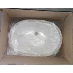 Раковина врезная под столешницу MIXXUS PREMIUM ELLIPSE-1701 570х385х205mm с переливом (MP6566)