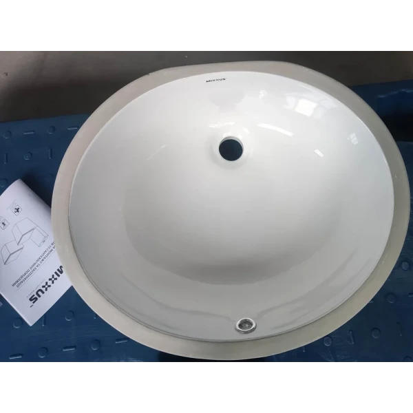 Раковина врезная под столешницу MIXXUS PREMIUM TOPPER-1701 495х405х205mm с переливом (MP6568)