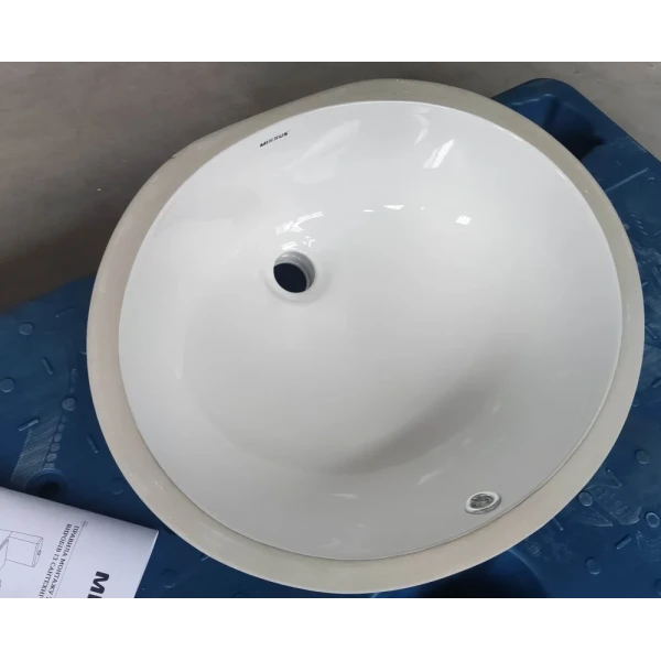 Раковина врезная под столешницу MIXXUS PREMIUM TOPPER-1701 495х405х205mm с переливом (MP6568)