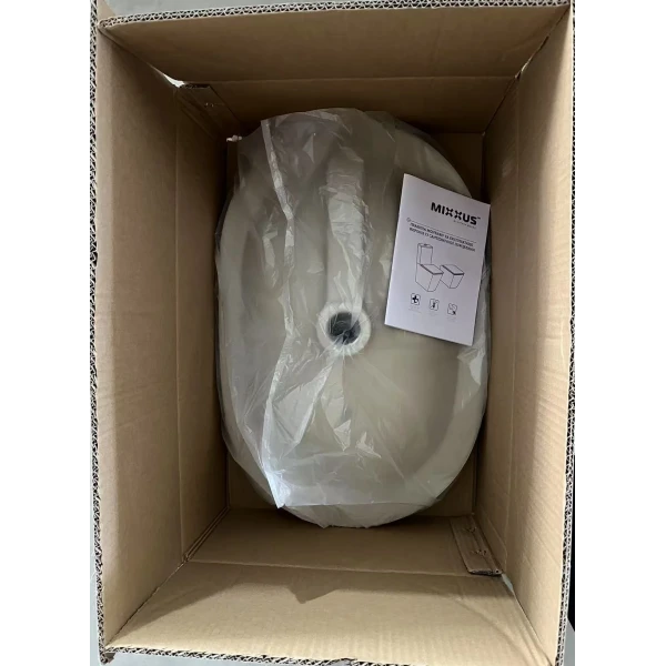 Раковина врізна на стільницю Mixxus Premium ELLIPSE-1601 600х400х190mm з переливом (MP6569)
