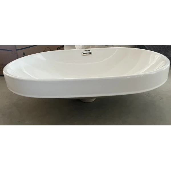 Раковина врізна на стільницю Mixxus Premium ELLIPSE-1601 600х400х190mm з переливом (MP6569)