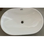 Раковина врізна на стільницю Mixxus Premium ELLIPSE-1601 600х400х190mm з переливом (MP6569)