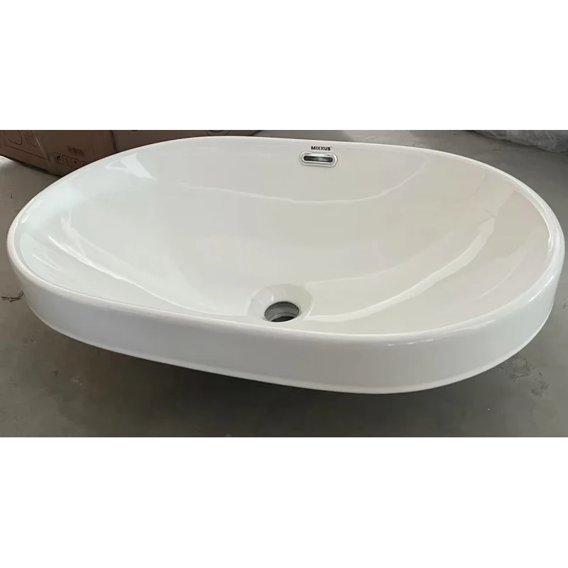 Раковина врезная на столешницу Mixxus Premium ELLIPSE-1601 600х400х190mm с переливом (MP6569)