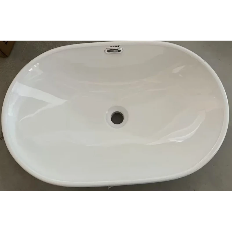 Раковина врезная на столешницу Mixxus Premium ELLIPSE-1601 600х400х190mm с переливом (MP6569)
