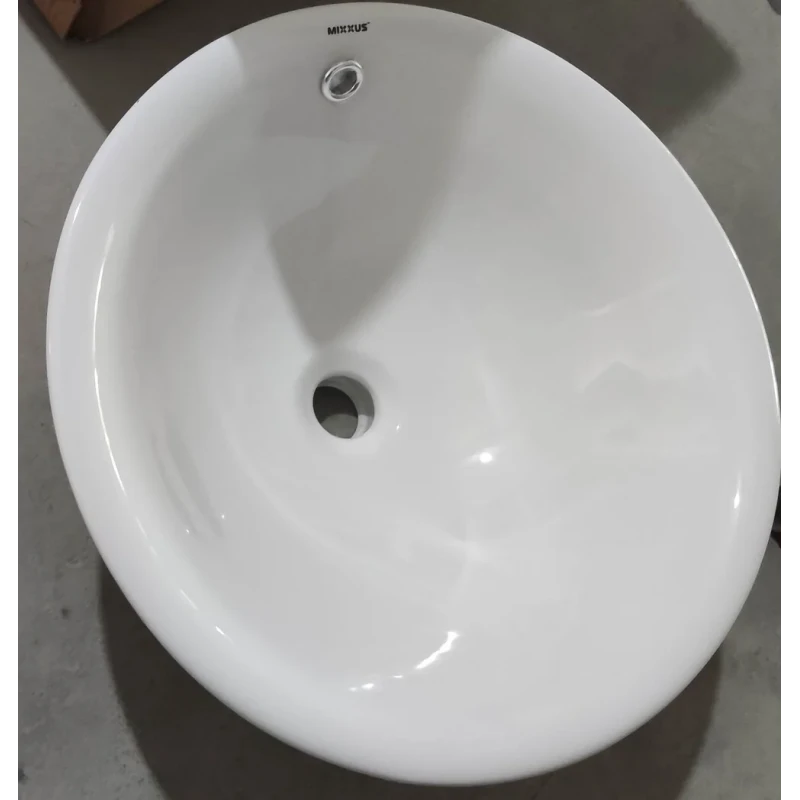 Раковина врезная на столешницу MIXXUS PREMIUM TOPPER-1601 470х470х180mm с переливом (MP6571)