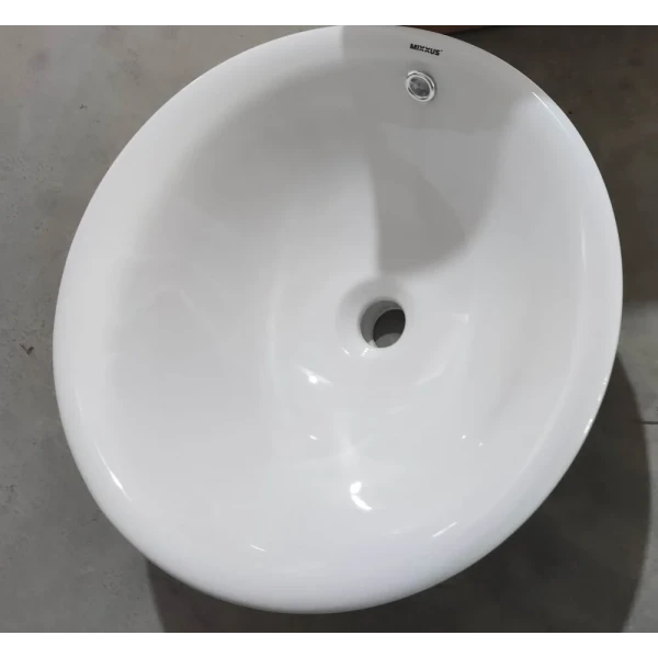 Раковина врезная на столешницу MIXXUS PREMIUM TOPPER-1601 470х470х180mm с переливом (MP6571)