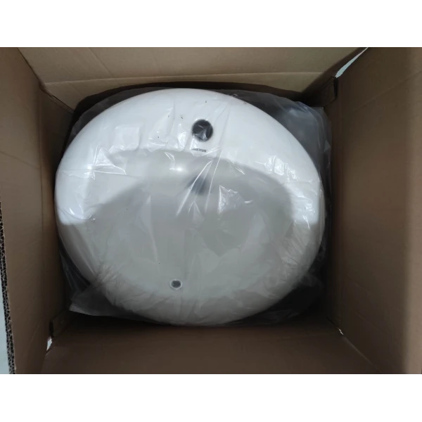 Раковина врізна на стільницю Mixxus Premium TOPPER-1602 515х400х200mm з отвором під змішувач та переливом (MP6572)
