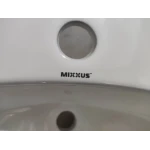 Раковина врізна на стільницю Mixxus Premium TOPPER-1602 515х400х200mm з отвором під змішувач та переливом (MP6572)