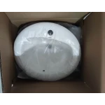 Раковина врезная на столешницу Mixxus Premium TOPPER-1602 515х400х200mm с отверстием под смеситель и переливом (MP6572)