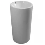 Раковина моноблок MIXXUS PREMIUM ELLIPSE-1101 460х460х855mm с переливом (MP6573)