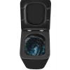 Унітаз підвісний Mixxus Premium QUADRO-0301-T3 BLACK 490х340х360mm, система змиву TORNADO 3.0 (MP6587)