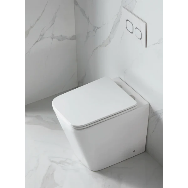 Унитаз напольный безбачковой Mixxus Premium QUADRO-0701-R 600х355х410mm, система смыва RIMLESS (MP6590)