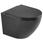 Унитаз подвесной Mixxus Premium ELLIPSE-0303-T3 BLACK 520х365х360mm, система смыва TORNADO 3.0 (MP6591)