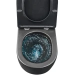 Унитаз подвесной Mixxus Premium ELLIPSE-0303-T3 BLACK 520х365х360mm, система смыва TORNADO 3.0 (MP6591)