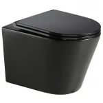 Подвесной унитаз Mixxus Premium BEVEL-0301-T3 BLACK 515х355х365mm, система смыва TORNADO 3.0 (MP6595)