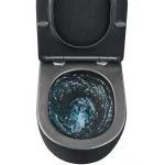 Унітаз підвісний Mixxus Premium BEVEL-0301-T3 BLACK 515х355х365mm, система змиву TORNADO 3.0 (MP6595)