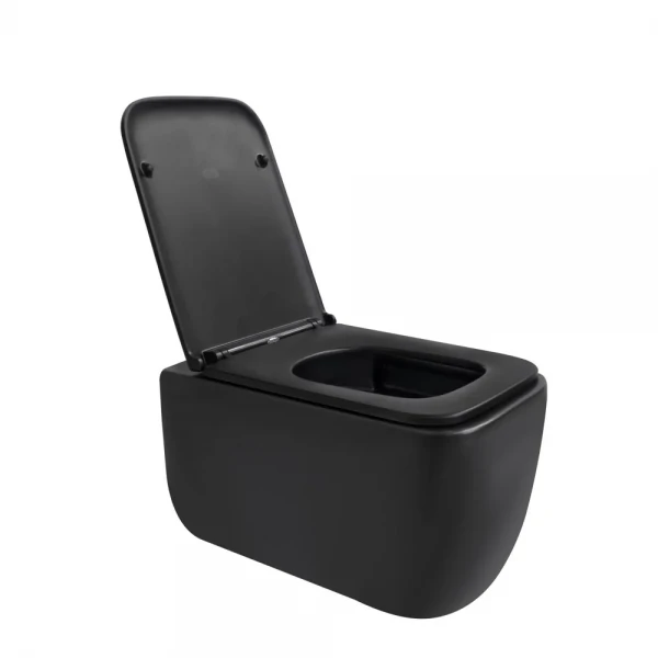 Унітаз підвісний Mixxus Premium DIVERSE-0301-T1 BLACK 530х365х373mm, система змиву TORNADO 1.0 (MP6600)