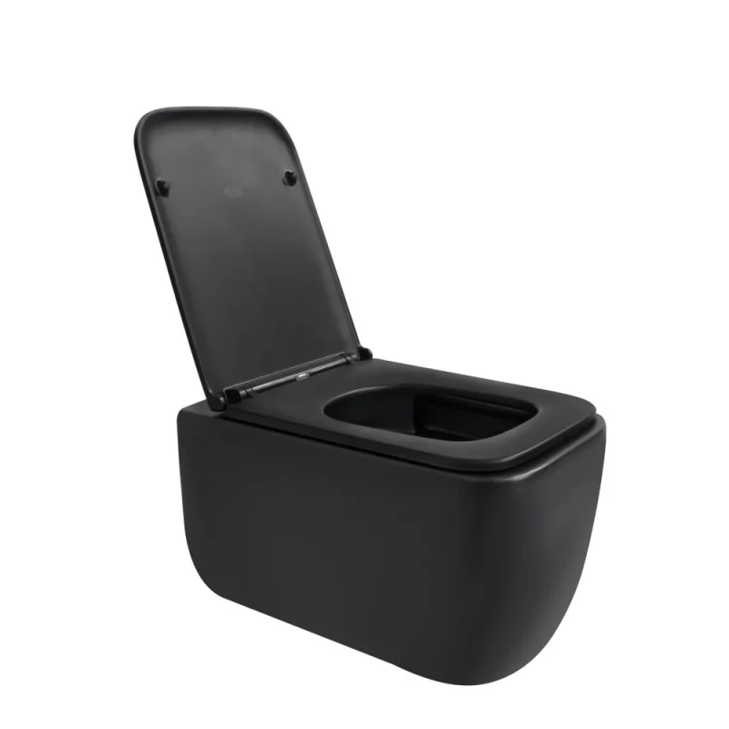 Унітаз підвісний Mixxus Premium DIVERSE-0301-T1 BLACK 530х365х373mm, система змиву TORNADO 1.0 (MP6600)