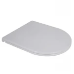 Сидение-крышка для унитаза Mixxus Premium SEAT COVER ELLIPSE-WAVE-2001 с микролифтом 428х361х50mm (MP6610)