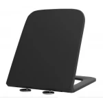 Сидение-крышка для унитаза Mixxus Premium SEAT COVER QUADRO-DIVERSE-2001 BLACK с микролифтом 448х357х37mm (MP6614)