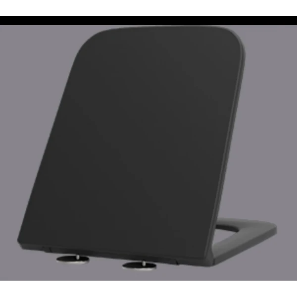 Сидіння-кришка для унітазу Mixxus Premium SEAT COVER QUADRO-DIVERSE-2001 BLACK з мікроліфтом 448х357х37mm (MP6614)