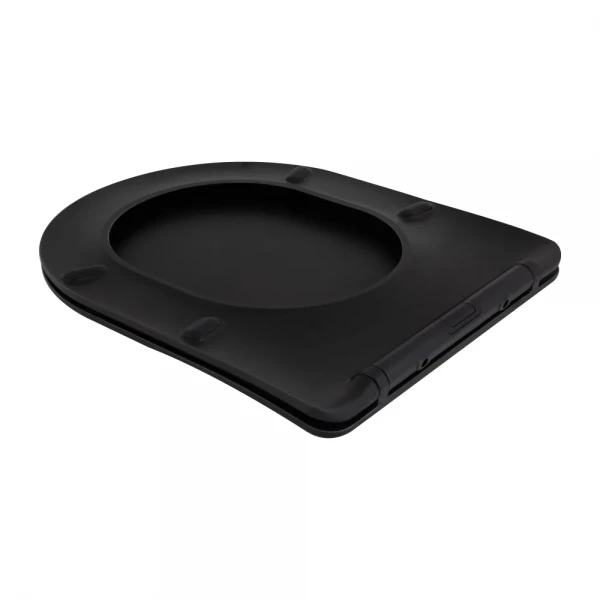 Сидіння-кришка для унітазу Mixxus Premium SEAT COVER ELLIPSE-BEVEL-2001 BLACK з мікроліфтом 463х361х50mm (MP6615)