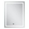 Дзеркало Mixxus Premium FLASH MR21-60x80 (LED Touch, Anti-fog, димер, годинник) (MP6617)