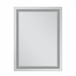 Зеркало Mixxus Premium QUADRO MR20-80x60-Reverse с Led Touch, Anti-fog, димером, регулятором яркости (MP6619)