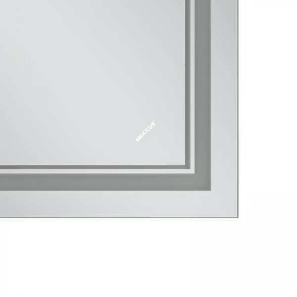 Зеркало Mixxus Premium QUADRO MR20-80x60-Reverse с Led Touch, Anti-fog, димером, регулятором яркости (MP6619)