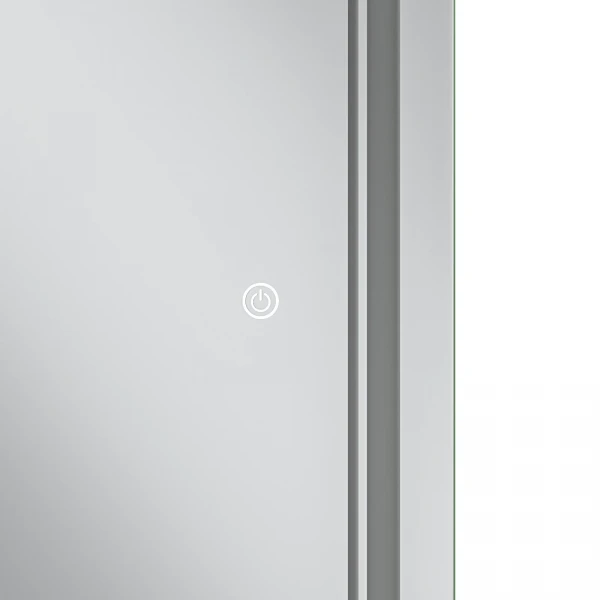 Зеркало Mixxus Premium QUADRO MR20-50x80-Reverse с Led Touch, Anti-fog, димером, регулятором яркости (MP6620)