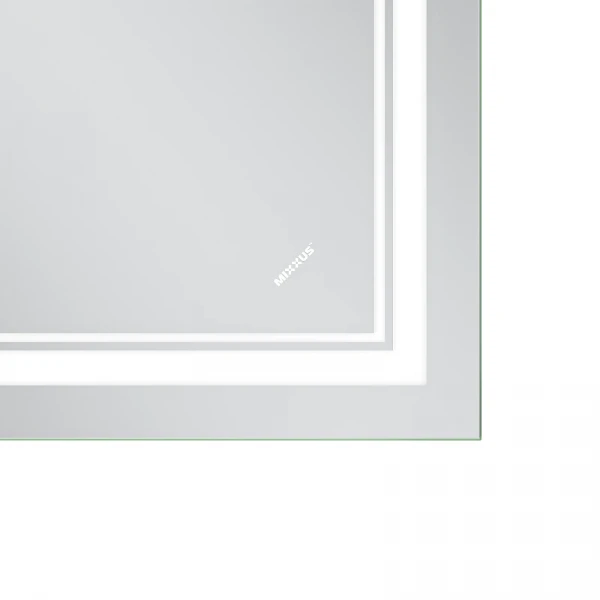 Зеркало Mixxus Premium QUADRO MR20-50x80-Reverse с Led Touch, Anti-fog, димером, регулятором яркости (MP6620)