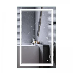 Зеркало Mixxus Premium QUADRO MR20-50x80-Reverse с Led Touch, Anti-fog, димером, регулятором яркости (MP6620)