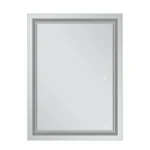 Зеркало Mixxus Premium QUADRO MR20-90x70-Reverse с Led Touch, Anti-fog, димером, регулятором яркости (MP6621)