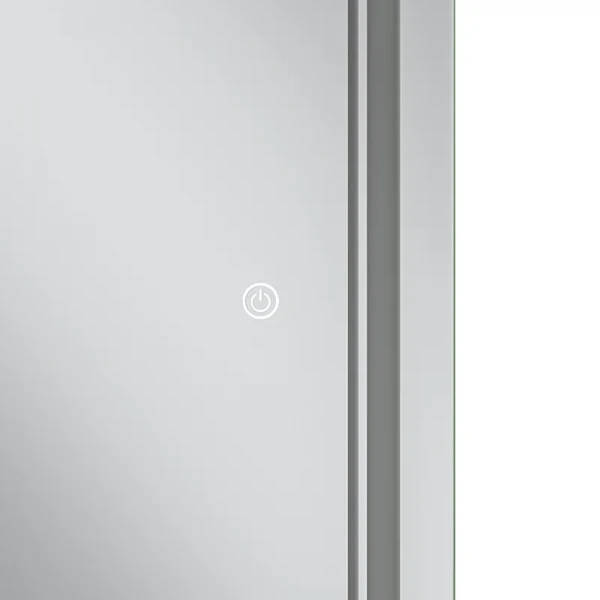 Зеркало Mixxus Premium QUADRO MR20-90x70-Reverse с Led Touch, Anti-fog, димером, регулятором яркости (MP6621)